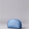 Lakeland Leather Arnside Medium Leather Make Up Bag In Reef Blue | Cosmetic Bags