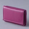 Lakeland Leather Small Leather Purse In Cranberry Pink | Purses & Card Holders