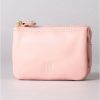 Lakeland Leather Leather Coin Purse In Blush Pink | Purses & Card Holders