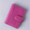 Lakeland Leather Leather Multi Credit Card Holder In Cranberry Pink | Purses & Card Holders