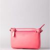 Lakeland Leather Enderlea Small Leather Cross Body Bag In Pink | Cross Body Bags