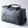 Lakeland Leather Discoverer Large Leather Holdall In Black | Holdalls