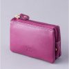 Lakeland Leather Leather Coin Purse In Cranberry Pink | Purses & Card Holders