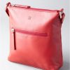 Lakeland Leather Tally Leather Cross Body Bag In Red | Cross Body Bags