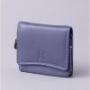 Lakeland Leather Small Leather Flapover Purse In Purple | Purses & Card Holders