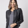 Lakeland Leather Devoke Leather Jacket In Black | Coats & Outerwear
